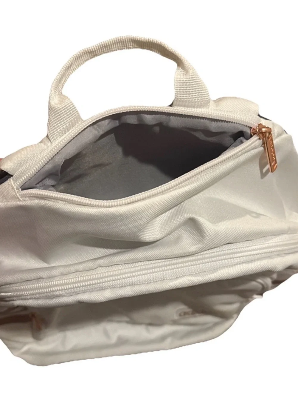 Adidas Women's White Backpack with Rose Gold Accents - Picture 5 of 8